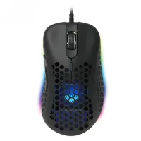 

                                    AULA F810 RGB Backlit Macro Ultralight Honeycomb Shell Wired Gaming Mouse